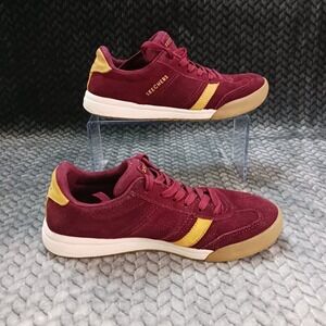 Skechers‎ Zinger Women's Burgundy Trainers Size US 7 Memory Foam Retro Rockers